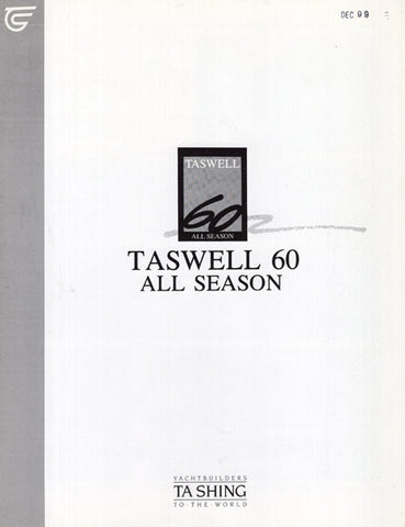Taswell 60 All Season Specification Brochure