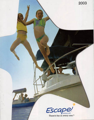 Escape 2003 Watercraft Brochure