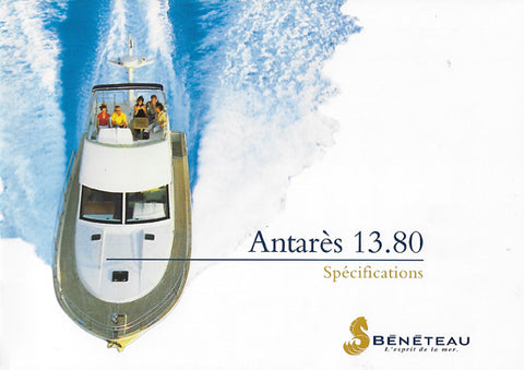Beneteau Antares 13.80 Specification Brochure
