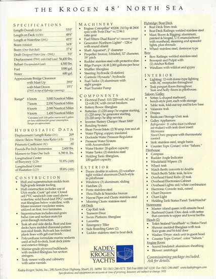 Krogen 48 North Sea Brochure