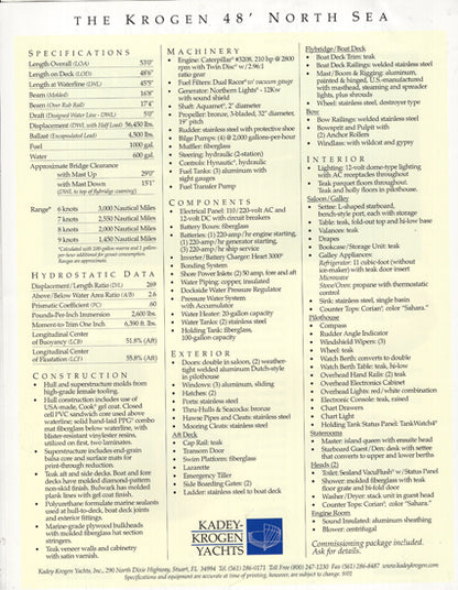 Krogen 48 North Sea Brochure
