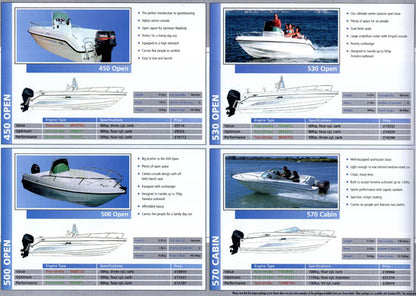 Azura 2003 Price List Brochure