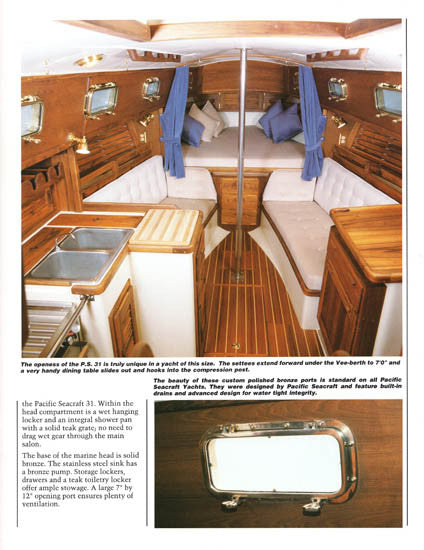 Pacific Seacraft 31 Brochure