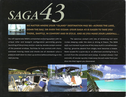 Saga 43 Brochure