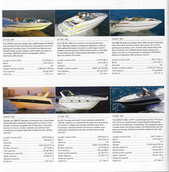 Maxum 2003 Brochure