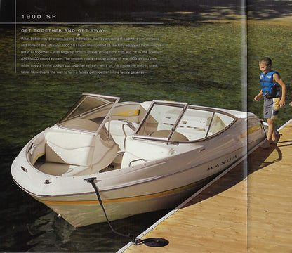 Maxum 2003 Sport Boats & Decks Brochure