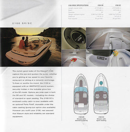 Maxum 2003 Sport Boats & Decks Brochure