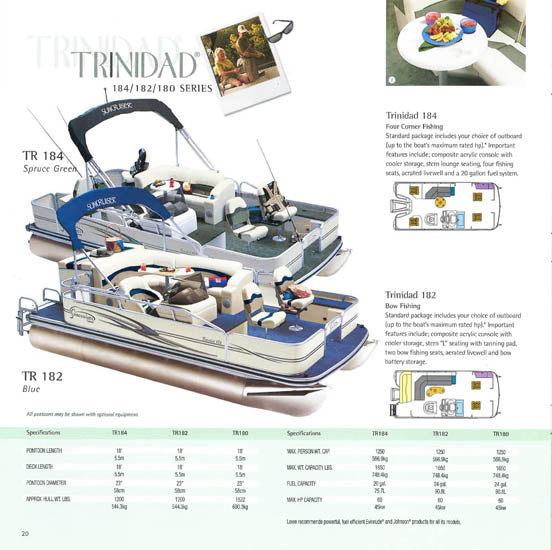 Lowe 2003 Suncruiser Pontoon & Deck Boat Brochure