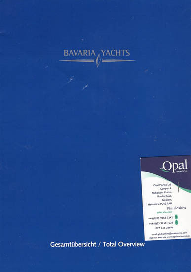 Bavaria 2003 / 2004 Sail Brochure