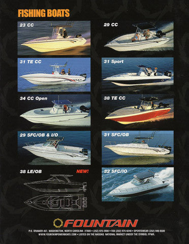 Fountain 2003 Full Line Brochure