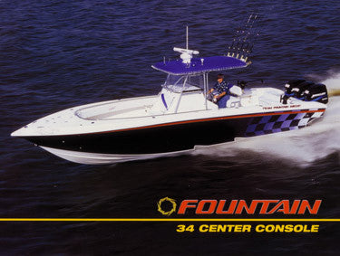 Fountain 34 Center Console Brochure