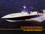 Fountain 34 Center Console Brochure
