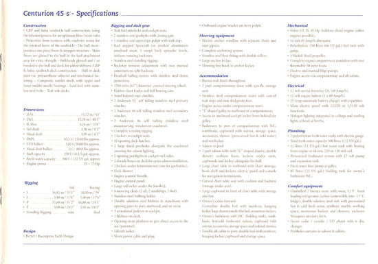 Wauquiez Centurion 45s Specification Brochure