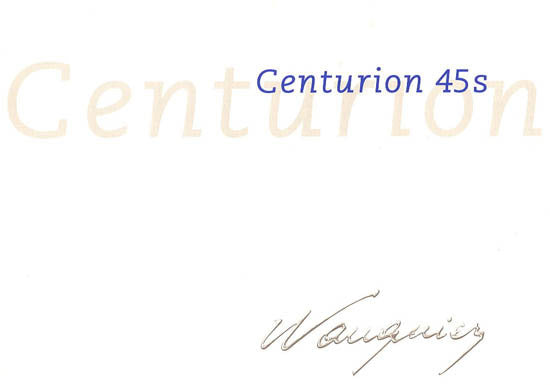 Wauquiez Centurion 45s Specification Brochure
