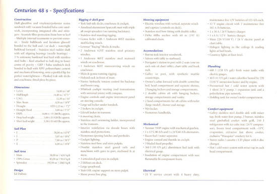 Wauquiez Centurion 48s Specification Brochure