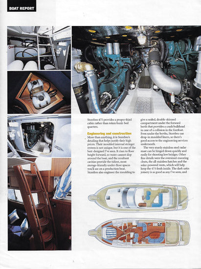 Storebro 475 Commander Motor Boat & Yachting Magazine Reprint Brochure
