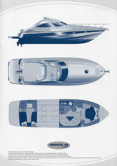 Pershing 45 Limited USA Specification Brochure