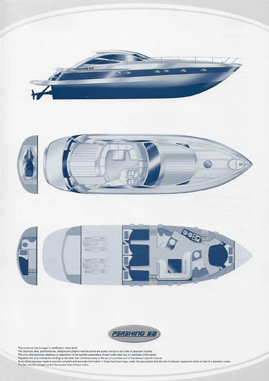 Pershing 52 USA Specification Brochure
