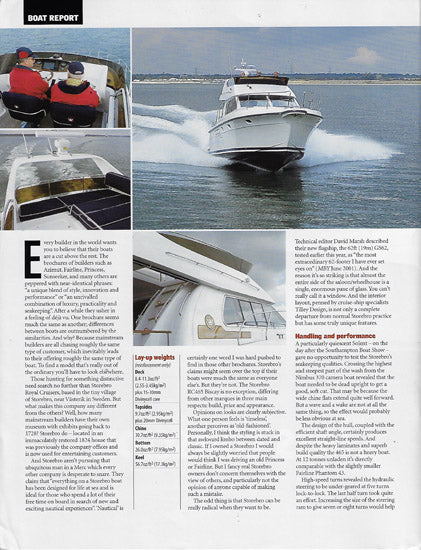 Storebro Royal Cruiser 465 Biscay Motor Boat & Yachting Magazine Reprint Brochure