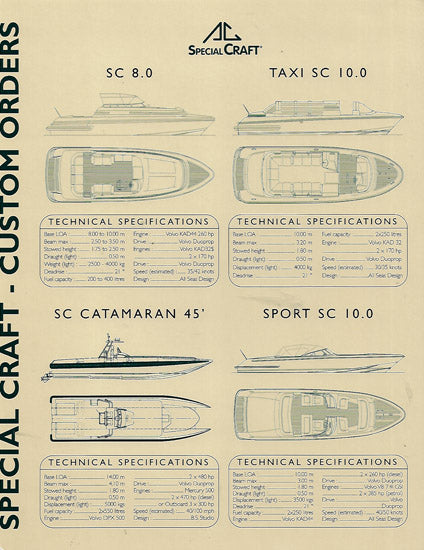 Special Craft Custom Series Brochure