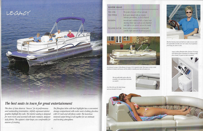 Manitou 2003 Pontoon Brochure