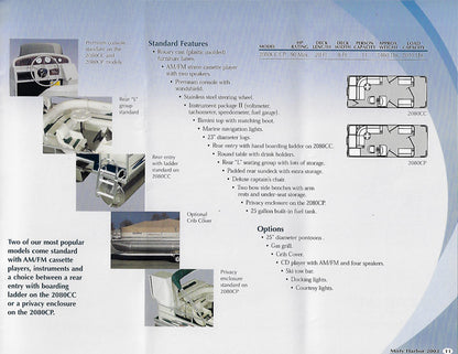 Misty Harbor 2003 Pontoon Brochure