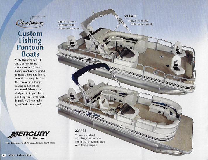 Misty Harbor 2003 Pontoon Brochure