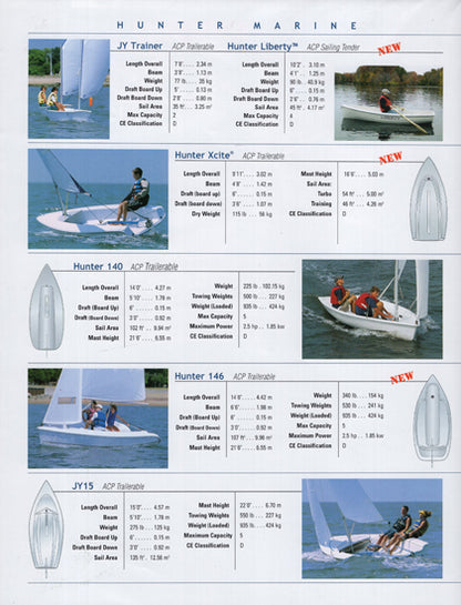 Hunter 2003 Brochure
