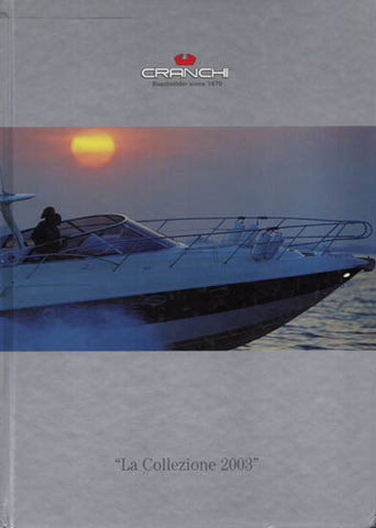 Cranchi 2003 Hard Bound Brochure