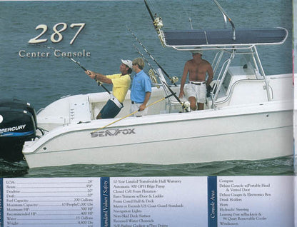 Sea Fox 2003 Brochure