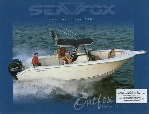 Sea Fox 2003 Brochure