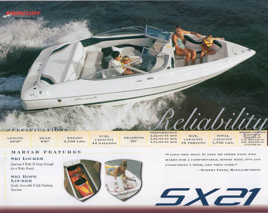 Mariah 2003 Brochure
