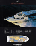 Carver 445 Aft Cabin Motor Yacht Specification Brochure