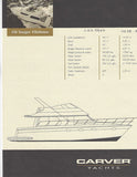 Carver 450 Voyager Pilothouse Specification Brochure