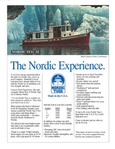 Nordic Tugs 32 Brochure
