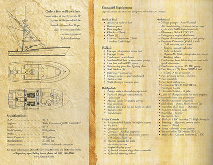 Rybovich 42 Express Brochure