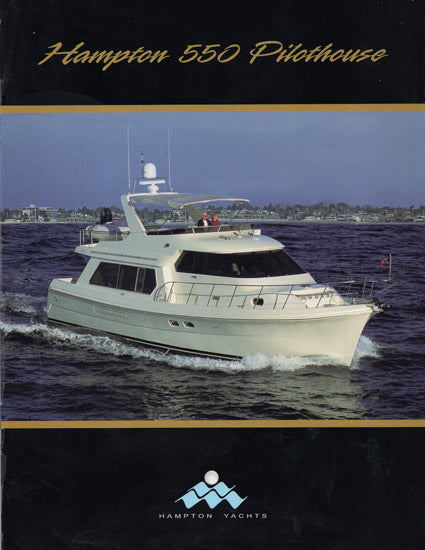 Hampton 550 Pilothouse Motor Yacht Brochure