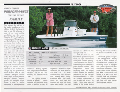 Ranger Bay Ranger 2180 Brochure