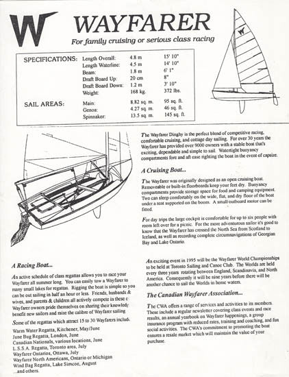 Abbott Wayfarer Brochure