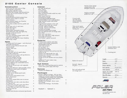 Polar 2100 Center Console Brochure