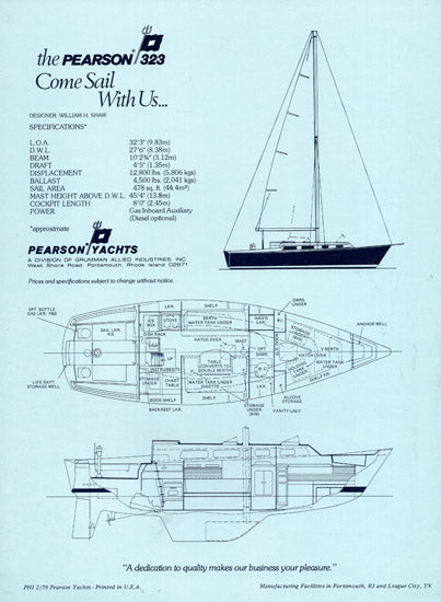 Pearson 323 Brochure