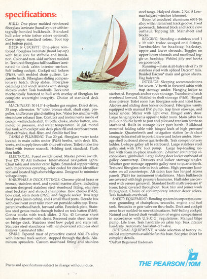 Pearson 10M [33'] Brochure