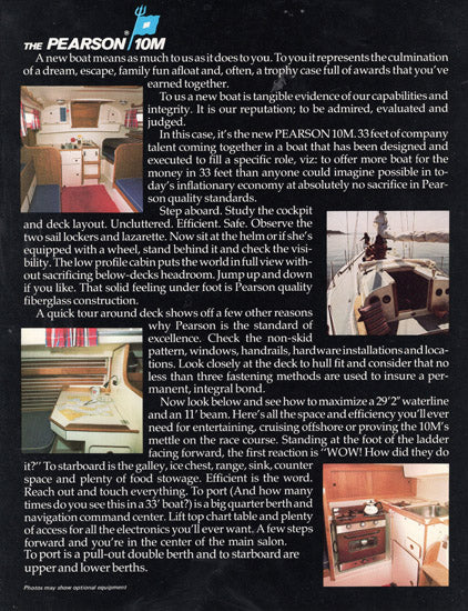 Pearson 10M [33'] Brochure