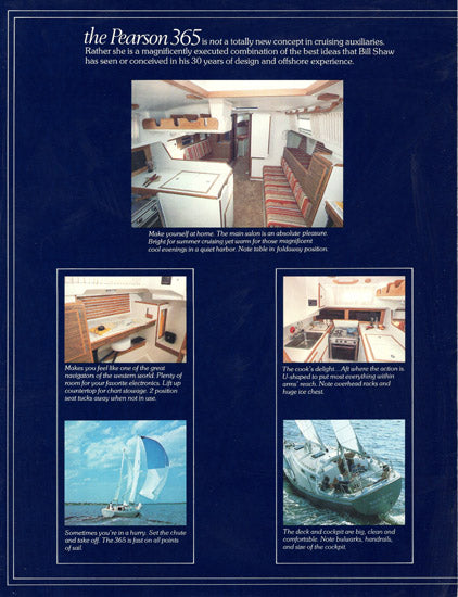 Pearson 365 Brochure