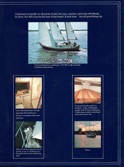Pearson 365 Brochure