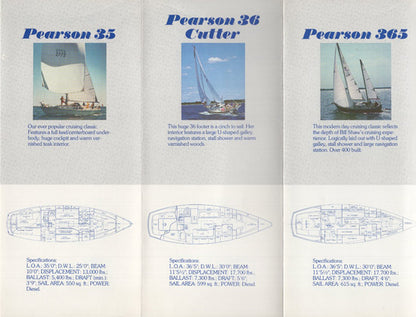 Pearson 1982 Brochure