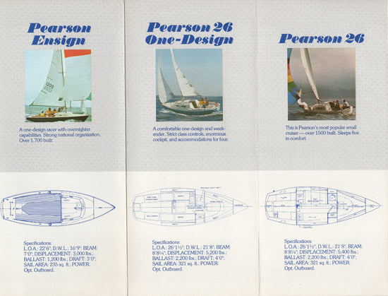 Pearson 1982 Brochure