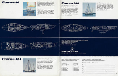 Pearson 1981 Brochure