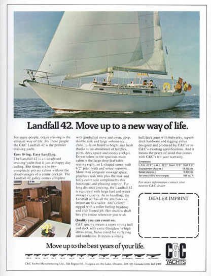 C&C Landfall 42 Brochure