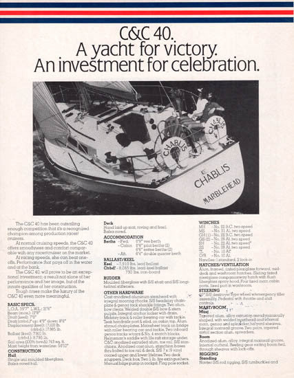 C&C 40 Brochure
